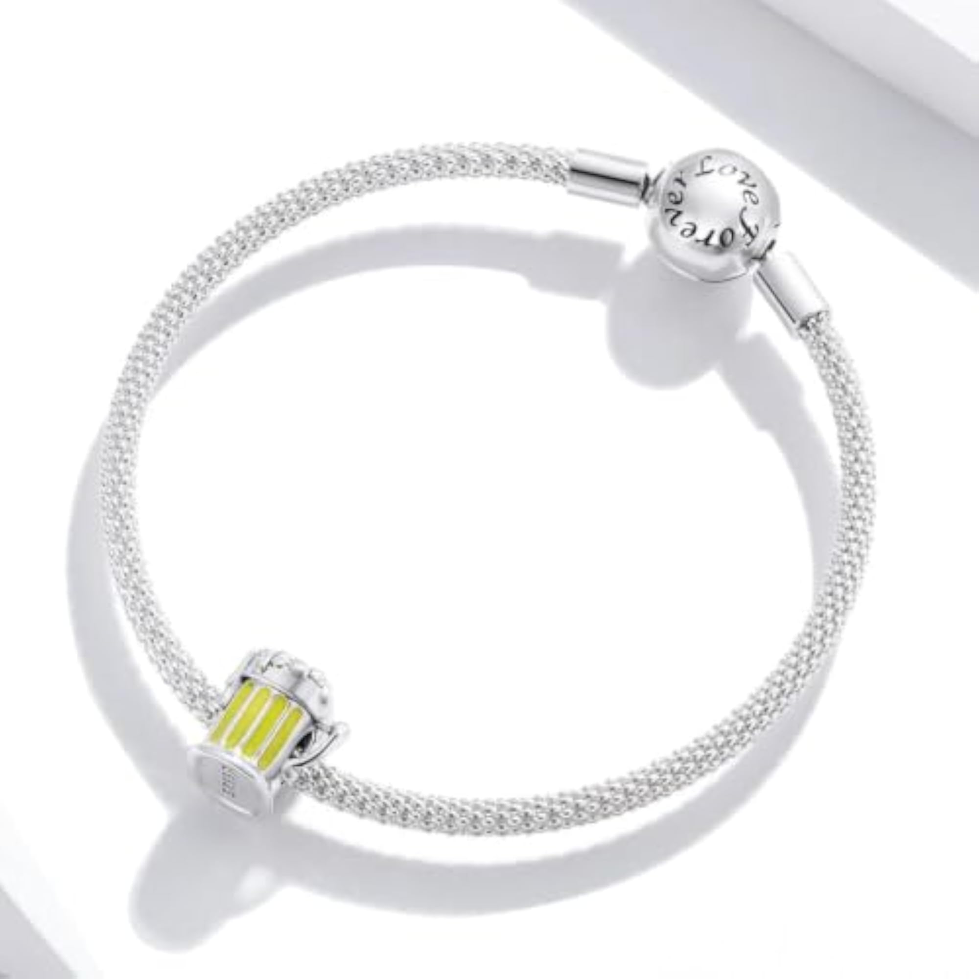 925 Sterling Silver Beer Tumbler Charm, Unique Gift